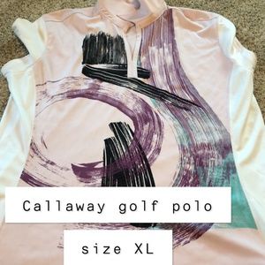 Callaway women's sleeveless golf polo